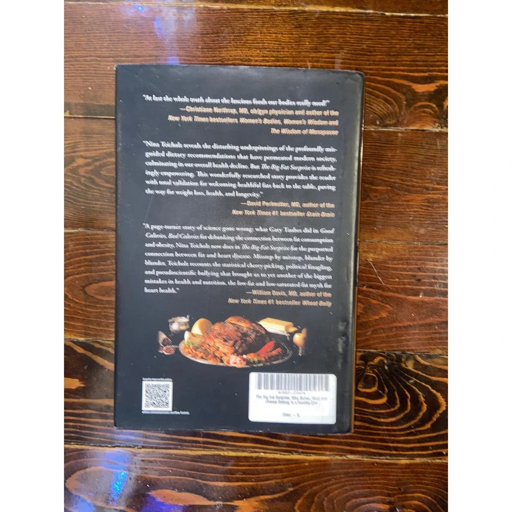 The Big Fat Surprise Nina Teicholz Hardcover Nutrition Science Health Book